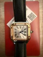 Cartier santos dumont rosé zilver zo goed als nieuw, Ophalen, Zo goed als nieuw