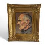 L. Scholtz (20e eeuw) - schipper armenhuis Leeuwarden, Antiek en Kunst, Kunst | Schilderijen | Klassiek, Ophalen of Verzenden