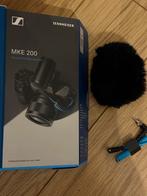 Sennheiser MKE 200 microfoon - Incl. kabels en doos, Ophalen of Verzenden, Zo goed als nieuw
