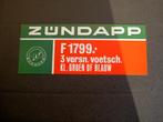 zeldzaam zundapp prijskaart 3 vers. groen of blauw!, Ophalen of Verzenden, Zo goed als nieuw, Overige typen