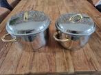 Te koop grote kookpannen, Huis en Inrichting, Keuken | Potten en Pannen, Ophalen of Verzenden, Rvs, Kookpan of Snelkookpan