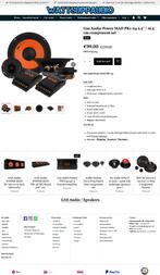 Gas Audio Power MAD PK1-64 6.5'' / 16.5 cm Composet/speakers, Auto diversen, Autospeakers, Info@optimount.nl, Nieuw, Ophalen of Verzenden