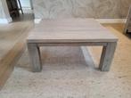 Grijs eikenhouten salontafel afm LxBxH 95x95x44 cm, Ophalen, 50 tot 100 cm, 50 tot 100 cm, Zo goed als nieuw