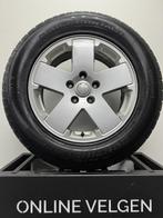 Set 18 inch Jeep Wrangler JK 5x127 velgen + 2556018 Banden, Banden en Velgen, Gebruikt, Personenwagen, Ophalen of Verzenden