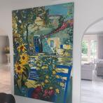 Heel mooi vrolijk en groot schilderij €100.00, Ophalen