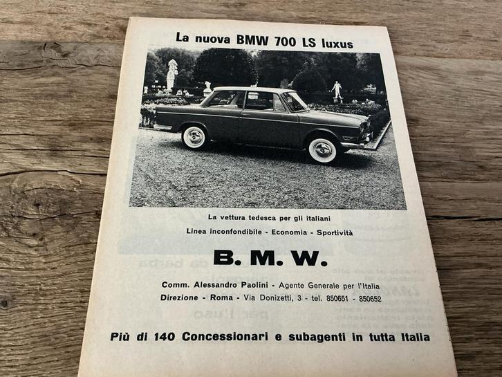 BMW 700 LS Luxus - Klassieker! Documentatie, Boeken, Auto's | Folders en Tijdschriften, Gelezen, BMW, Ophalen of Verzenden