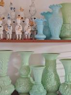 Opaline vaas, Ophalen of Verzenden, Overige kleuren, Glas, Minder dan 50 cm