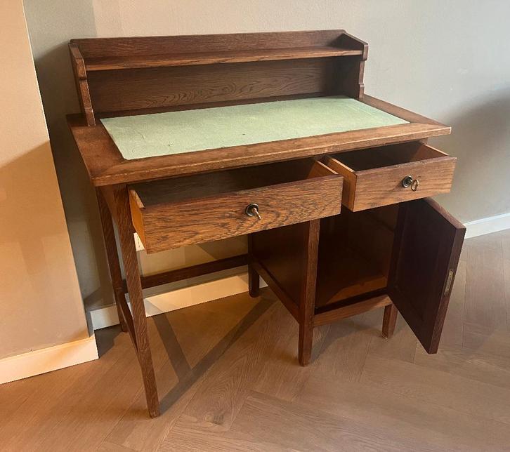 Vintage bureau, Huis en Inrichting, Bureaus, Gebruikt, Bureau, Ophalen
