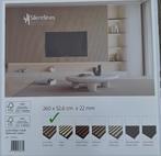 1 x houten lattenwand licht eiken 260x52,6 cm, dikte 22 mm, Huis en Inrichting, Woonaccessoires | Wanddecoraties, Ophalen, Nieuw