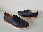 Gabor MAAT 38.5 / 5.5 G blauwe instappers rekbare wreef ZGAN, Verzenden, Zo goed als nieuw, Blauw, Sneakers of Gympen
