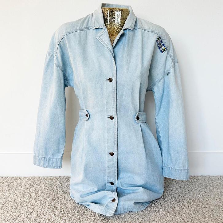 Mooi Missoni Jurkje 100% Katoen -97 (Size IT|40/NL|36) €65,-, Kleding | Dames, Jurken, Zo goed als nieuw, Maat 36 (S), Blauw, Boven de knie