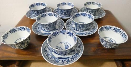 8x Chinese kommetjes en 6x schotel [1558], Antiek en Kunst, Antiek | Porselein, Ophalen
