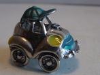 Miniatuur zilver ER12 autootje + pet zilveren miniaturen, Antiek en Kunst, Verzenden, Zilver