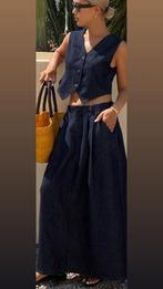 Spijker gilet rok nieuw, Blauw, Nieuw, Ophalen of Verzenden, Maat 36 (S)