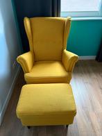 Ikea Fauteuil met Voetenbank - Zo goed als nieuw!, Huis en Inrichting, Fauteuils, Ophalen, Zo goed als nieuw, Stof, 75 tot 100 cm
