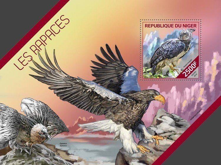 NIGER 8 - Dieren: vogels (harpij), Ophalen of Verzenden, Postfris, Dier of Natuur