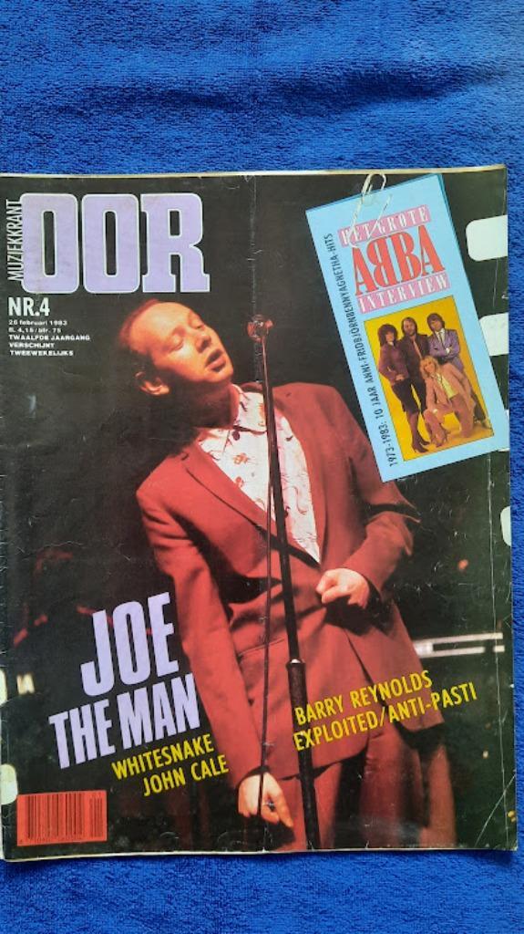 OOR 4-1983 Joe Jackson Abba Whitesnake John Cale Barry Reyno, Boeken, Tijdschriften en Kranten, Zo goed als nieuw, Muziek, Film of Tv