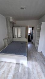 IKEA-meubels (bed, ladekast, kledingkast, ...), Huis en Inrichting, Slaapkamer | Bedden, Ophalen, Gebruikt, Wit, Tweepersoons