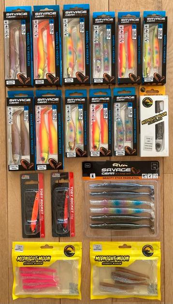 Superset Savage Gear Weedless Zeebaars Minnows Sandeels etc beschikbaar voor biedingen