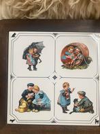Vintage tegel onderzetter van Ot en Sien, Huis en Inrichting, Woonaccessoires | Onderzetters, Ophalen of Verzenden, Zo goed als nieuw