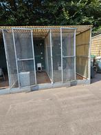 Vogel volière, Dieren en Toebehoren, Vogels | Hokken en Kooien, Ophalen, Zo goed als nieuw, Aluminium, Volière
