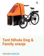 Nihola Family & Dog bakfiets regentent| huif, Ophalen of Verzenden, Zo goed als nieuw, 1 kind, Huif