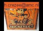 gezocht doos speculoos Mickey Mouse & Co Theo de Jonck Dirks, Verzenden, Gebruikt, Verpakking