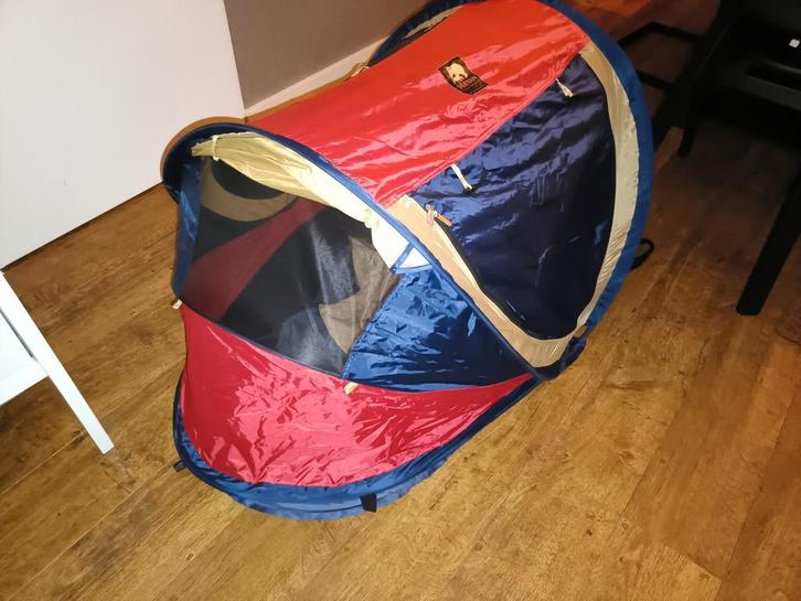 Deryan tent blauw rood, Kinderen en Baby's, Boxen, Gebruikt, Overige vormen, Ophalen of Verzenden
