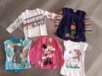 Pakket Shirts korte en lange mouw 5x, Maat 92, Ophalen of Verzenden, Gebruikt, Meisje, Shirt of Longsleeve