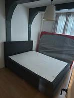 Boxspring Antraciet 180x200 Compleet, Ophalen, Zwart, 180 cm, 200 cm