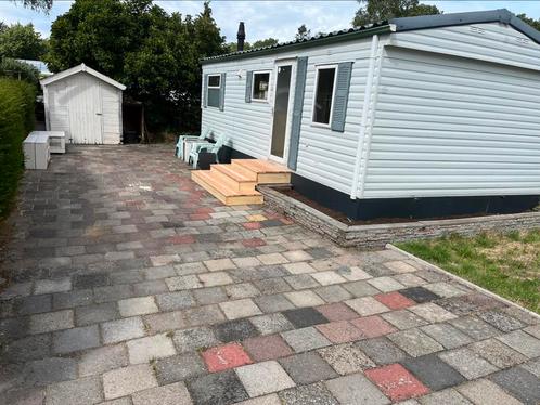 Mooie chalet te koop of te huur in Harderwijk, Caravans en Kamperen, Stacaravans, tot en met 2, Ophalen