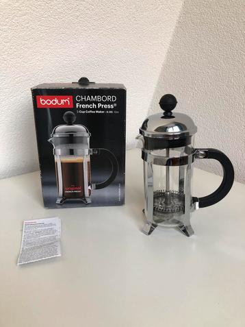 Bodum Chambord Koffiezetapparaat 3 kops - Als Nieuw! beschikbaar voor biedingen