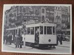 ansichtkaart Brussel 1951 met tram, Ophalen of Verzenden, 1940 tot 1960, Ongelopen, België en Luxemburg