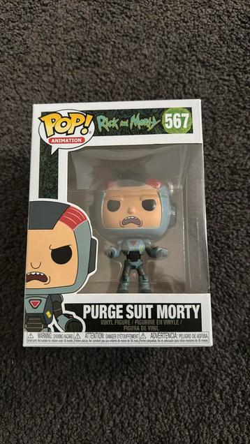 Purge suit morty rick and morty funko pop 567 beschikbaar voor biedingen
