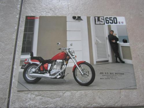 Suzuki LS 650 Savage brochure folder 1986, Motoren, Handleidingen en Instructieboekjes, Suzuki, Ophalen of Verzenden