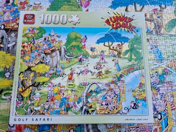 Funny Comic Golf Puzzel - 1000 Stukjes Compleet beschikbaar voor biedingen