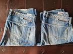 2X CLASSIC DIESEL SAFADO DNA SLIM STRAIGHT DESTROY 36/32!!, Ophalen of Verzenden, Zo goed als nieuw, Blauw, W36 - W38 (confectie 52/54)