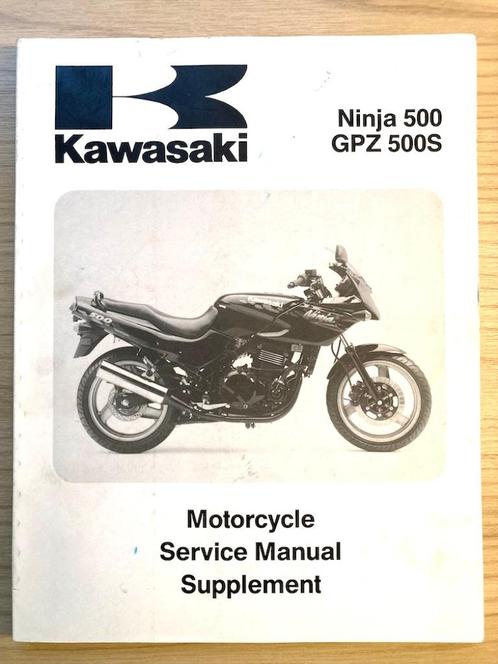 Kawasaki Ninja 500 GPZ500S 1994 Service Manual Supplement, Motoren, Handleidingen en Instructieboekjes, Kawasaki, Ophalen of Verzenden