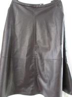 imitatie leren rok  - donkerbruin H & M maat 42, H&M, Bruin, Maat 42/44 (L), Ophalen of Verzenden