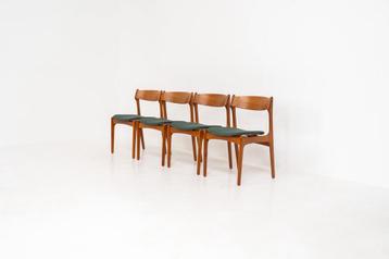 Set van 4 vintage “Model 49” stoelen van Erik Buch beschikbaar voor biedingen