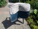 Blauw dekje met bont voering (voor dressuur zadel), Dieren en Toebehoren, Ophalen of Verzenden, Zo goed als nieuw, Dekje