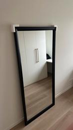 Spiegel langwerpig met zwarte rand | loods 5, Huis en Inrichting, Woonaccessoires | Spiegels, Ophalen of Verzenden, Zo goed als nieuw