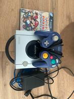 GameCube Zilver compleet + Paper Mario, Ophalen of Verzenden, Met 1 controller, Zilver, Gebruikt