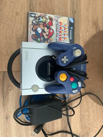 GameCube Zilver compleet + Paper Mario beschikbaar voor biedingen