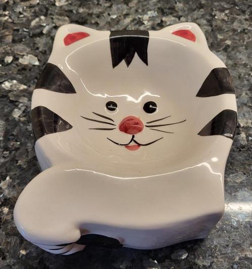 Etensbakje voor de poes, Dieren en Toebehoren, Katten-accessoires, Zo goed als nieuw, Ophalen of Verzenden