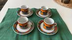 4 Sandra Rich espressokopjes/ amuse/ kinderkopjes, kleurrijk, Ophalen of Verzenden, Overige stijlen, Kop(pen) en/of Schotel(s)