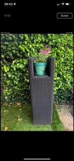 Hoge plantenzuil voor buiten, Tuin en Terras, Waterpartijen en Fonteinen, Ophalen, Zo goed als nieuw, Waterornament