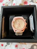 Swatch x omega horloge roze, Polshorloge, Swatch, Kunststof, Ophalen of Verzenden