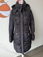 Mooie Zwarte Warme Dames Winter Parka Jas van Spoom Mt 38, Maat 38/40 (M), Verzenden, Zwart, SPOOM