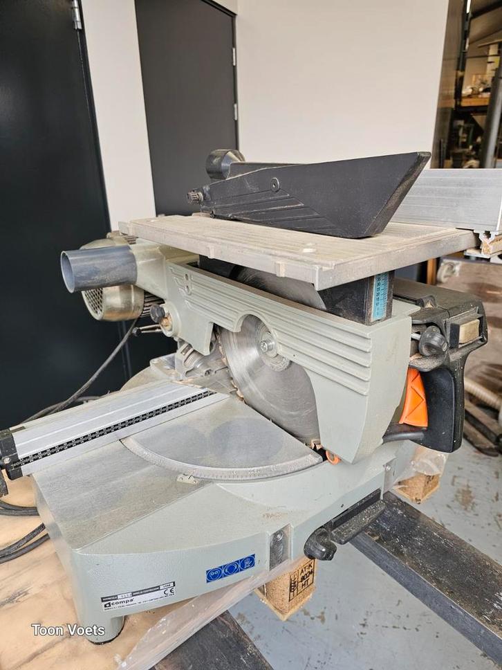 Afkortzaag / Verstekzaag  / Cirkelzaag Compa, Doe-het-zelf en Verbouw, Gereedschap | Zaagmachines, Gebruikt, Afkortzaag, 1200 watt of meer